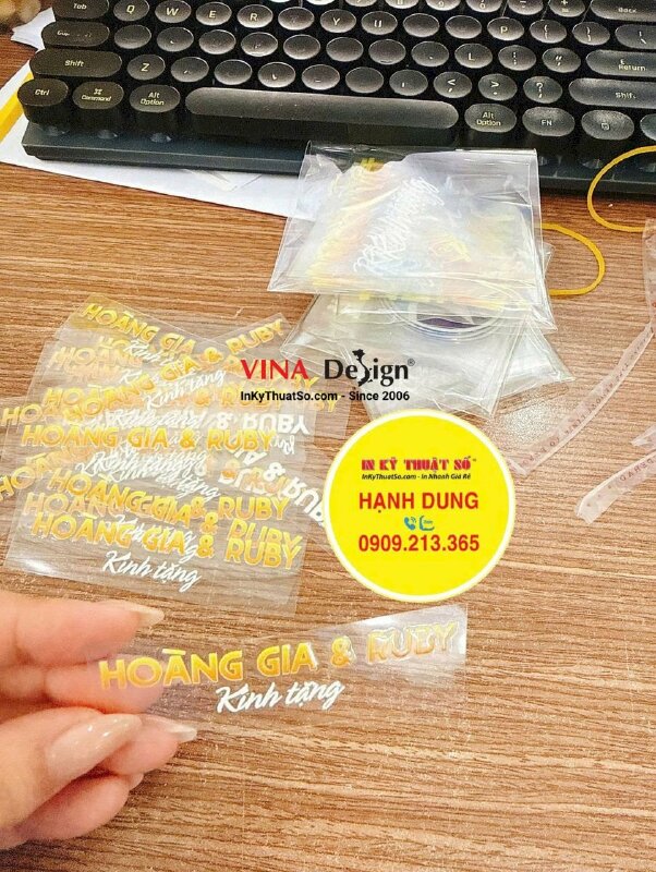 In nhãn tem UV DTF dán hộp quà Tết doanh nghiệp - INKTS2706