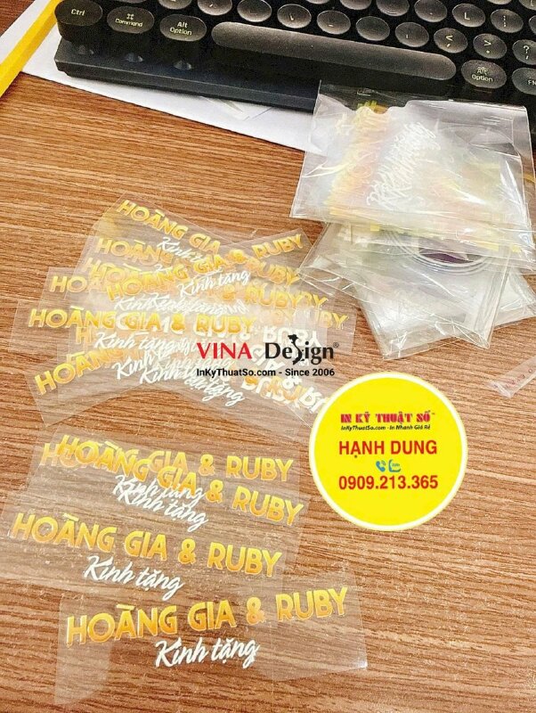 In nhãn tem UV DTF dán hộp quà Tết doanh nghiệp - INKTS2706