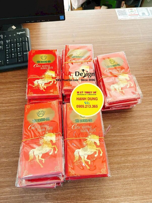 In phong bao lì xì năm mới cho công ty sản xuất nội thất - INKTS2705