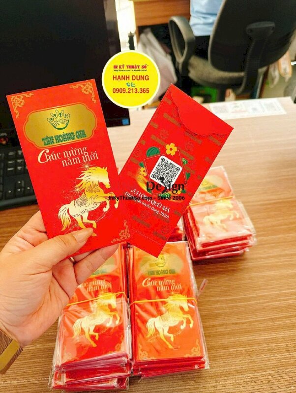 In phong bao lì xì năm mới cho công ty sản xuất nội thất - INKTS2705