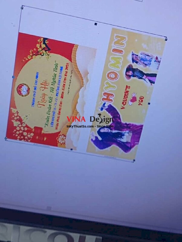 In phông nền sự kiện Ngày Hội Xuân Đoàn Kết Tết Nghĩa Tình, bạt hiflex khổ lớn - INKTS2730