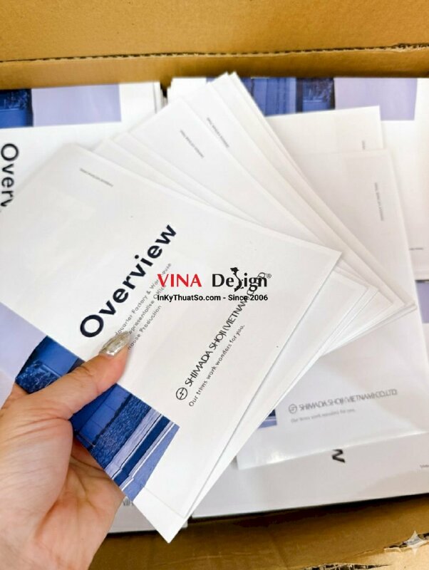 In Profile công ty sản xuất phụ liệu cho ngành may mặc, quyển Overview Company Profile - INKTS1221