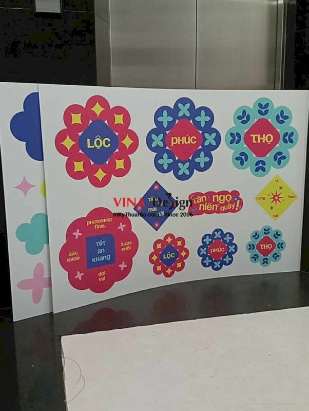 In tấm Formex họa tiết theo yêu cầu, giao tấm lớn - INKTS2738