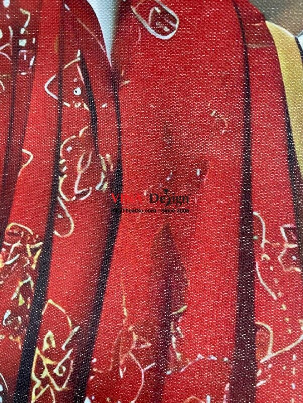 In tranh Canvas chừa biên khổ 60cm x 90cm mực dầu bóng, giao cuộn - INKTS2374