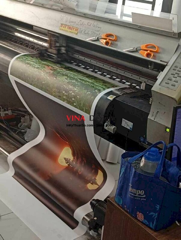 In tranh vải theo yêu cầu, in Canvas mực dầu khổ lớn, giao cuộn - INKTS2740