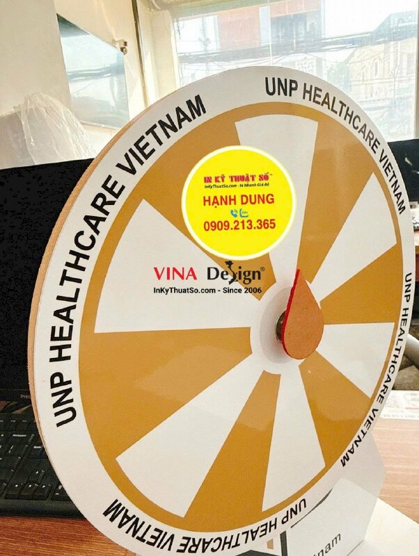 Làm vòng quay may mắn HCM cho thương hiệu Healthcare - INKTS2714