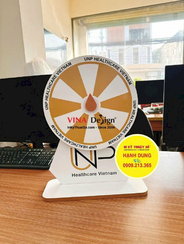 Làm vòng quay may mắn HCM cho thương hiệu Healthcare - INKTS2714