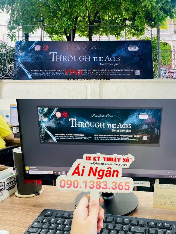 In áp phích buổi hòa nhạc, in tấm quảng cáo pano ngoài trời tấm lớn căng khung sắt - INKTS826