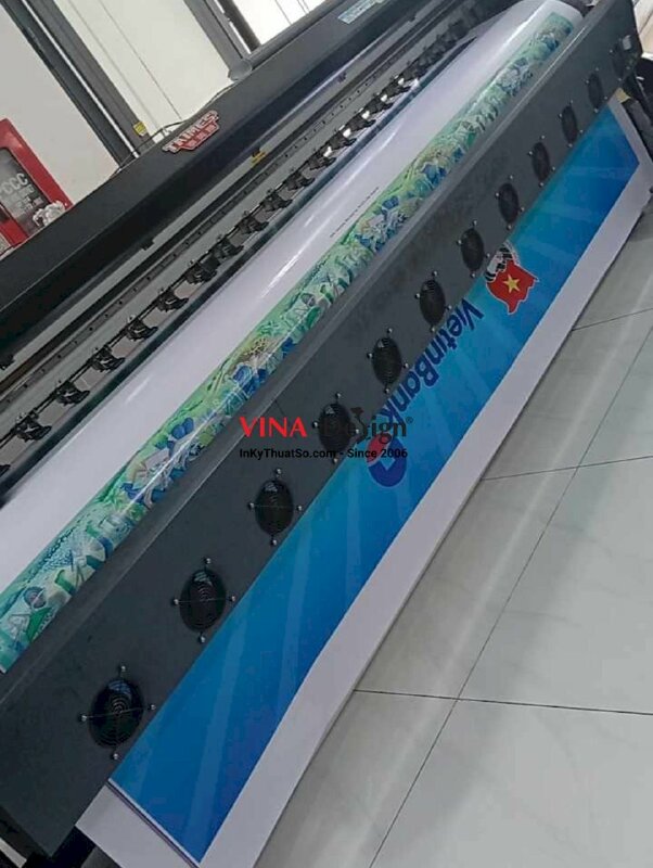 In băng rôn hưởng ứng 26/3 ngày thành lập Đoàn TNCS Hồ Chí Minh, in bạt hiflex mực dầu - INKTS3701