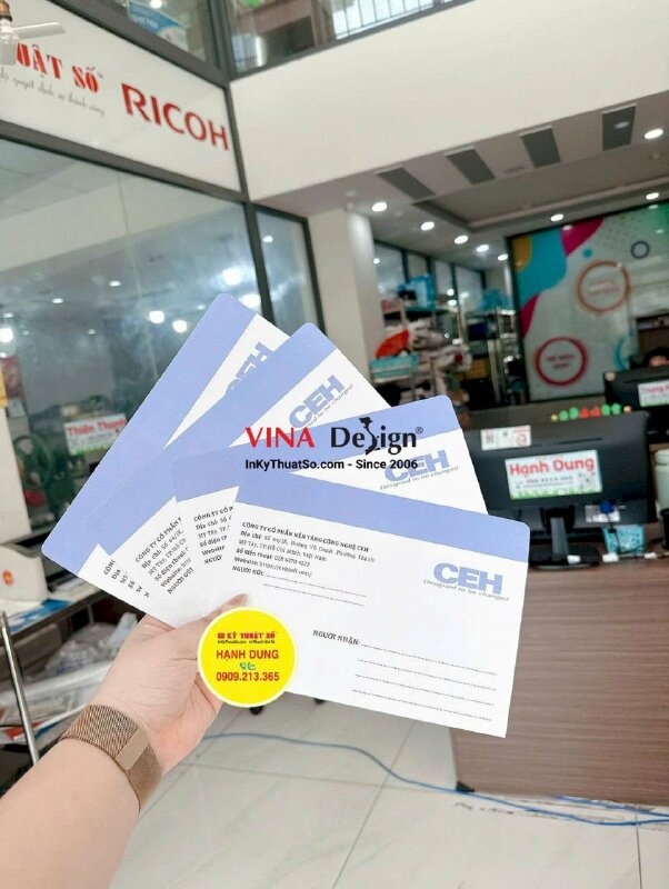 In bộ nhận diện Thương hiệu: Bao thư + name card doanh nghiệp - INKTS3693
