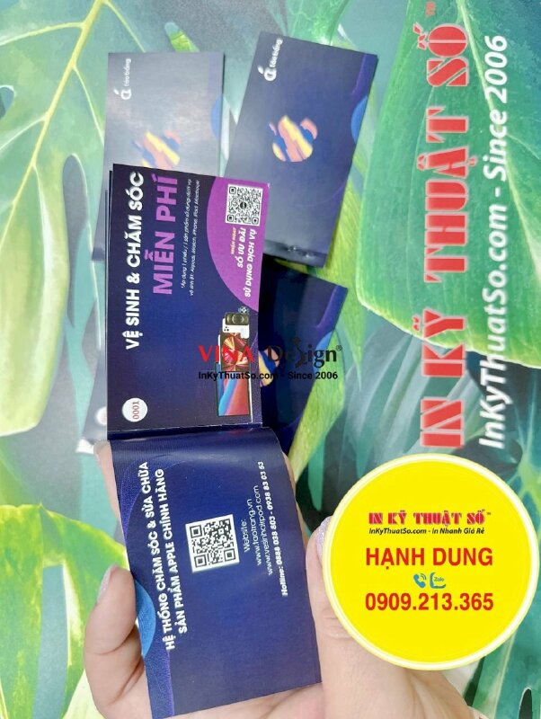 In cuốn voucher cửa hàng điện thoại di động, sửa chữa smartphone - INKTS832