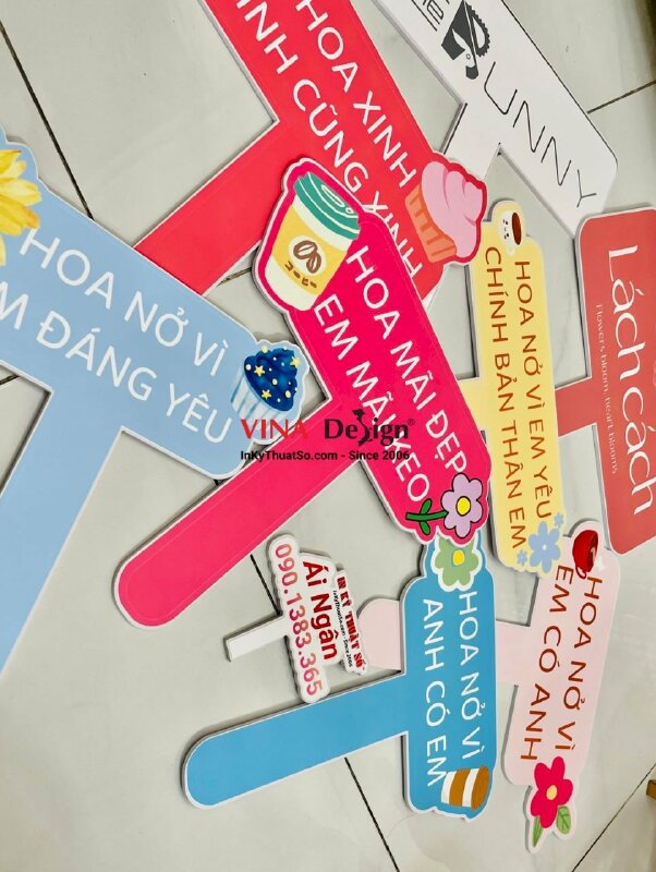 In hashtag cầm tay tiệm hoa, shop hoa, cửa hàng hoa - INKTS796