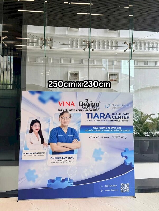 In Hiflex mực dầu đóng khoen - Bạt 3.8 dzem (làm khung sắt dựng sát đất) - INKTS111