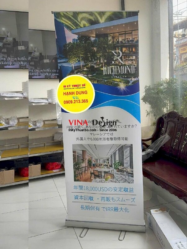 In Standee cuốn - INKTS40