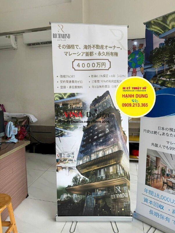 In Standee cuốn - INKTS40