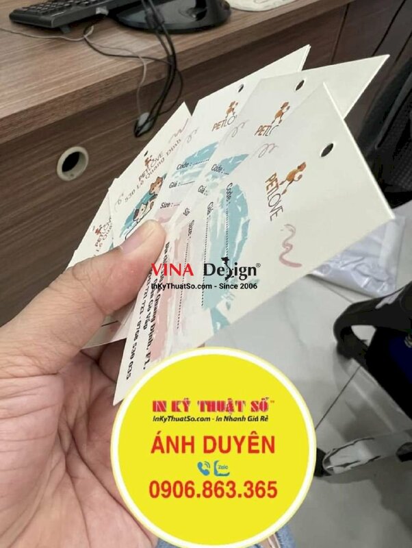 In tag giá cho cửa hàng Petshop, cửa hàng thú cưng - INKTS822