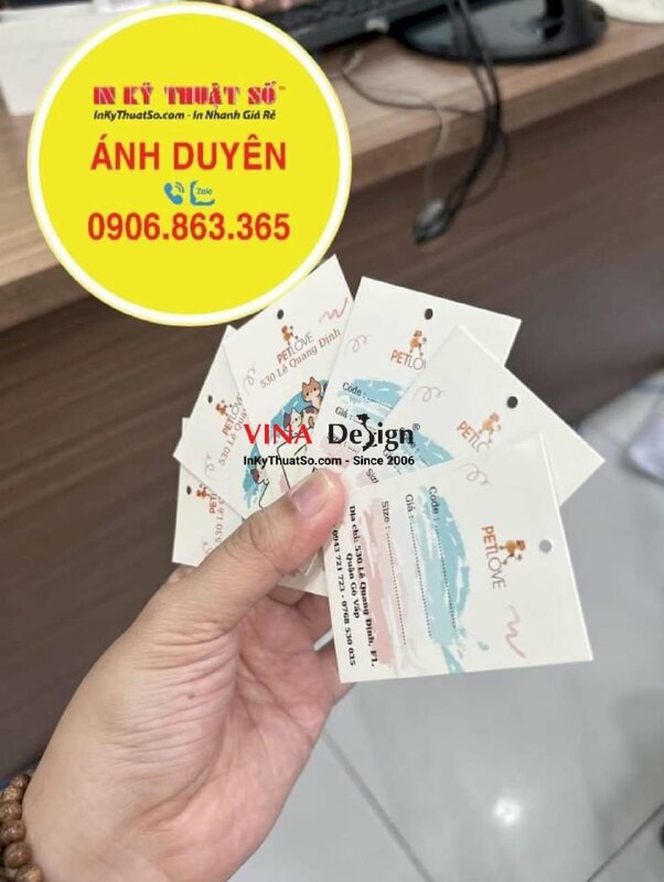 In tag giá cho cửa hàng Petshop, cửa hàng thú cưng - INKTS822