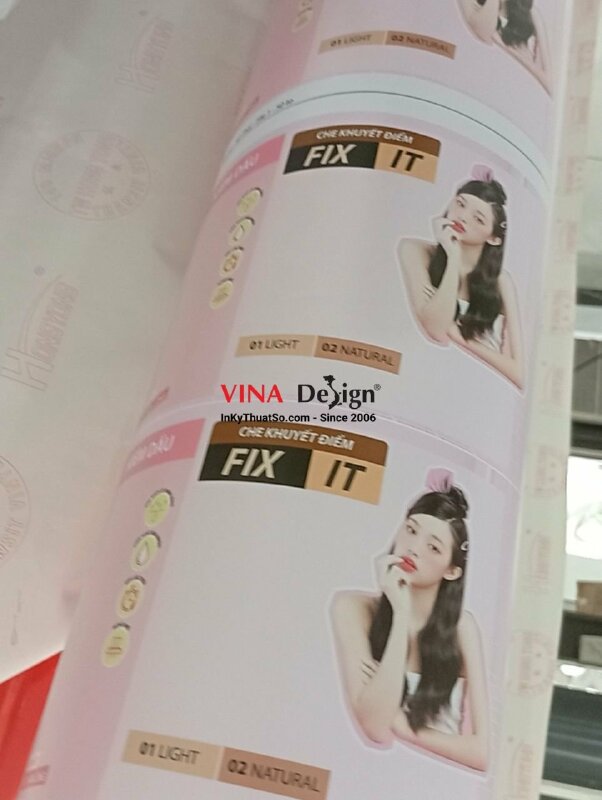 In tem nhãn số lượng ít - INKTS85