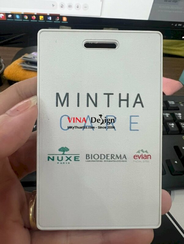 In thẻ từ chấm công nhân viên, làm thẻ từ chấm công, thẻ chấm công - INKTS532