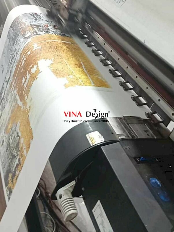 In tranh Canvas sơn dầu Trừu tượng màu vàng decor không gian hiện đại, minimal - INKTS3237