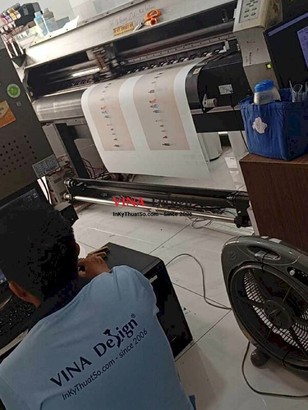 In tranh Canvas thiếu nữ Áo dài phong cách màu nước watercolor - INKTS2756