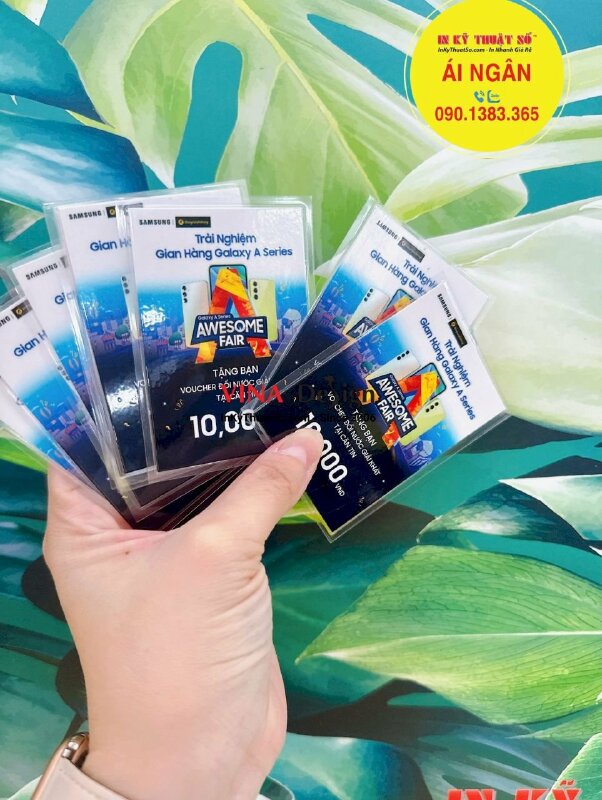 In voucher đổi quà tặng, voucher sự kiện trải nghiệm sản phẩm - INKTS823