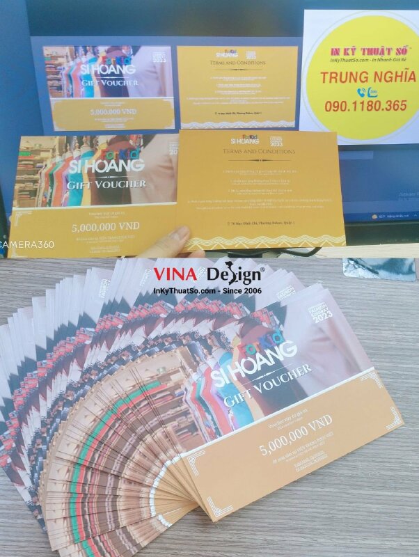 In voucher thời trang, voucher giảm giá quần áo gift voucher - INKTS623