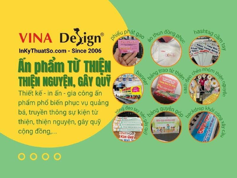 Top ấn phẩm Từ thiện, thiện nguyện, quyên góp, gây quỹ cộng đồng in theo yêu cầu tại In Kỹ Thuật Số Since 2006