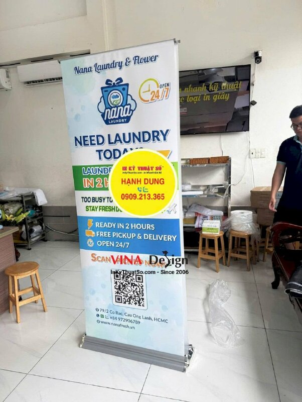 Chân Cuốn hào quang nhôm (2 mặt) 80cm x 200cm màu nhôm - INKTS58