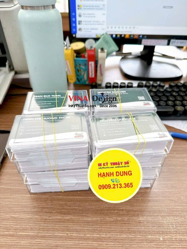 In card visit Tổng giám đốc General Director công ty cà phê, card giấy mỹ thuật giấy Astropack - INKTS3751