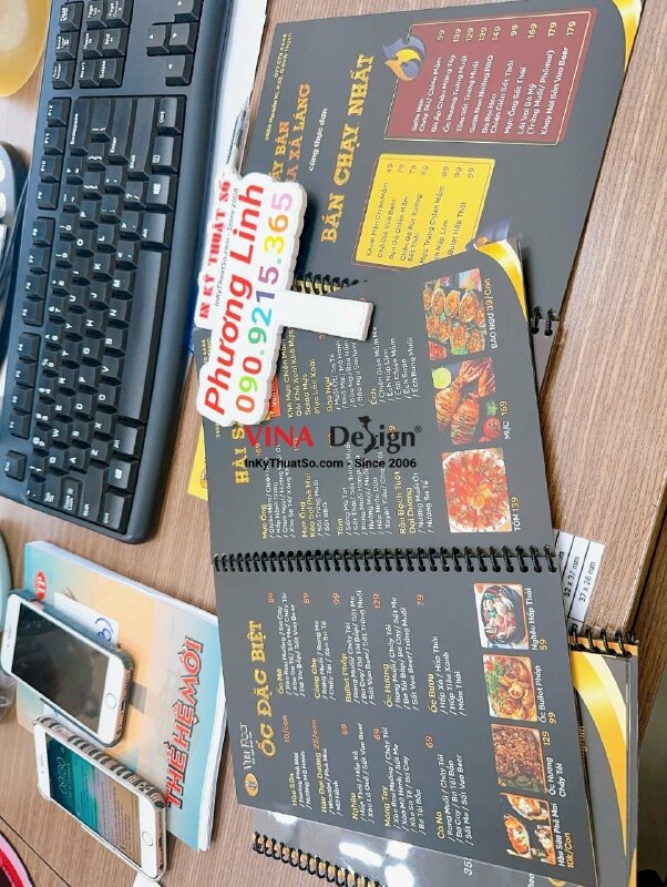 In menu quán beer, nhà hàng beer, vua beer - INKTS652