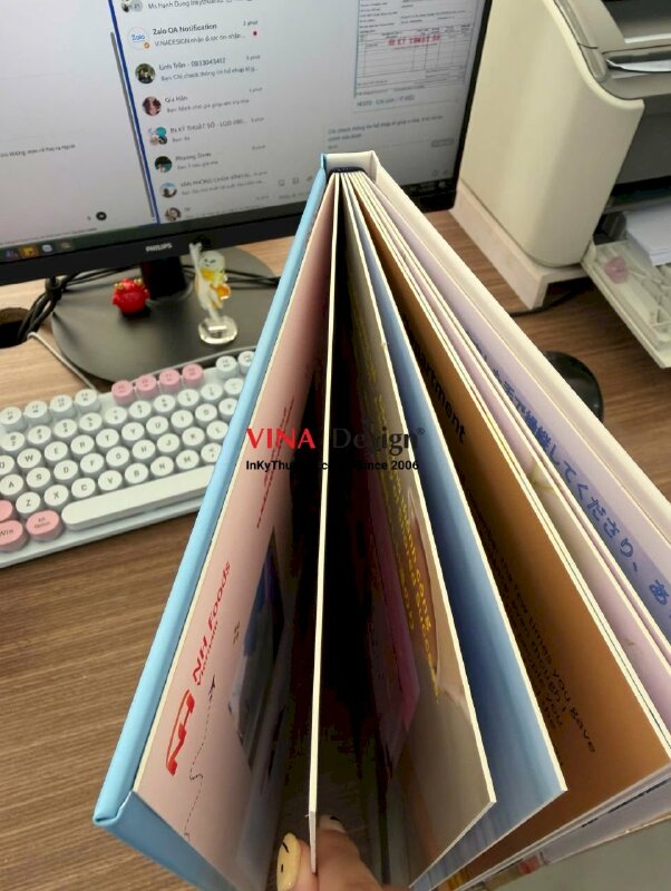 In photobook kỷ niệm công ty khổ A4, nhận in dù chỉ 1 cuốn - INKTS3723