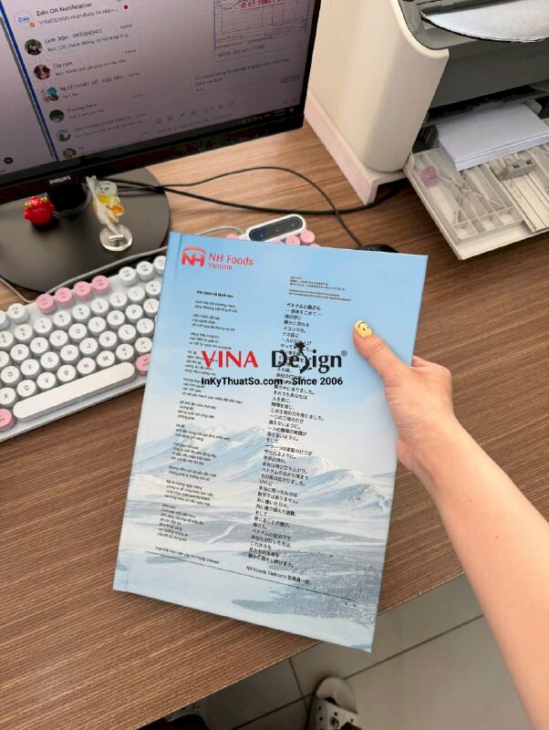 In photobook kỷ niệm công ty khổ A4, nhận in dù chỉ 1 cuốn - INKTS3723