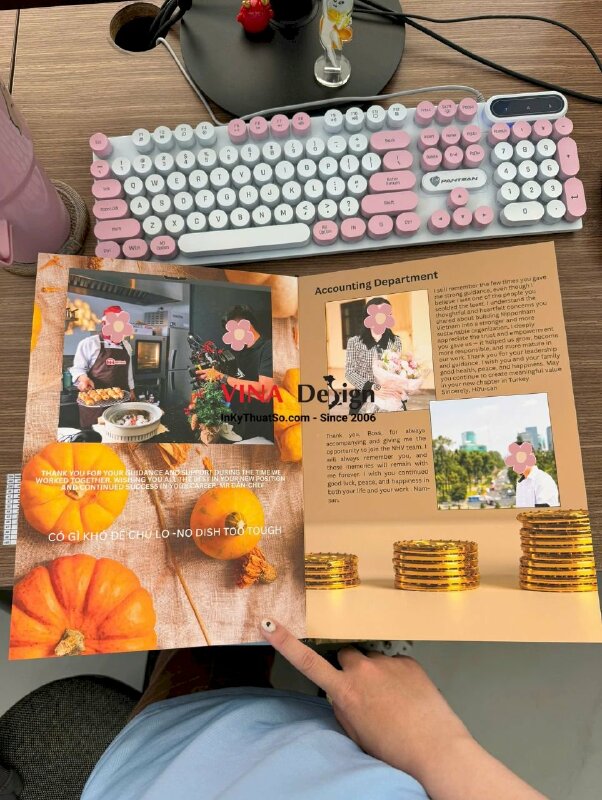 In photobook kỷ niệm công ty khổ A4, nhận in dù chỉ 1 cuốn - INKTS3723