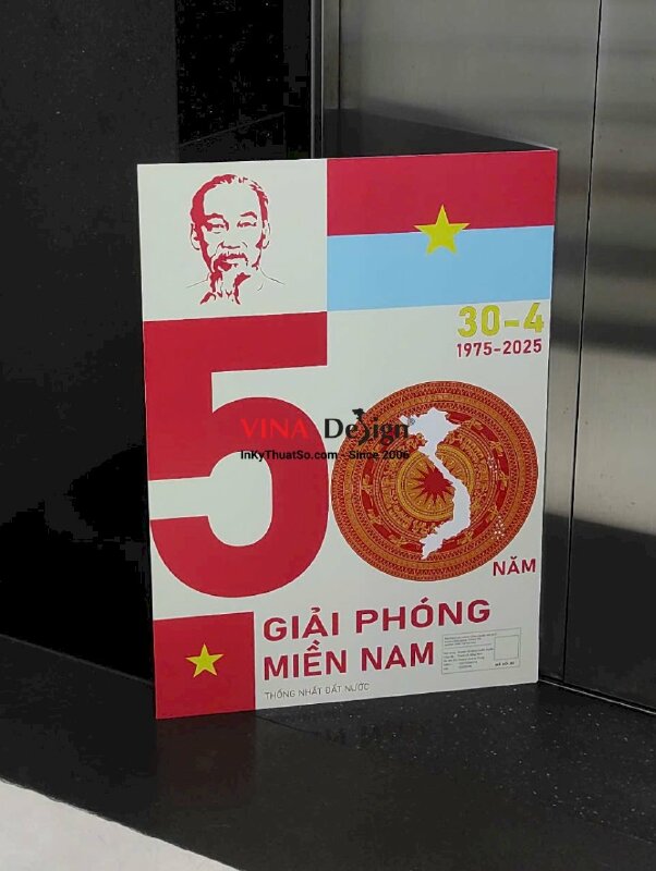 In Poster Formex sự kiện 30/4 ngày Giải phóng miền Nam thống nhất đất nước - INKTS3772