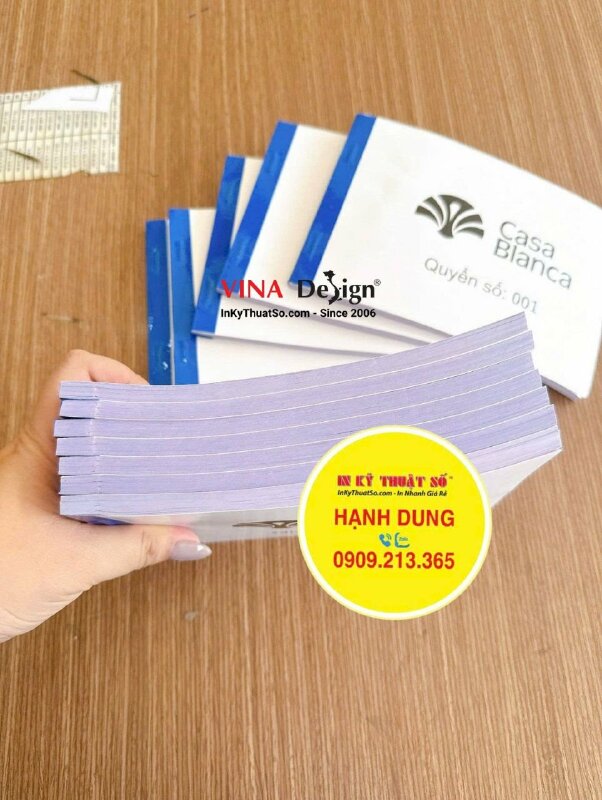 In quyển phiếu thu công ty đầu tư phát triển dịch vụ nghỉ dưỡng chăm sóc sức khỏe - INKTS3750