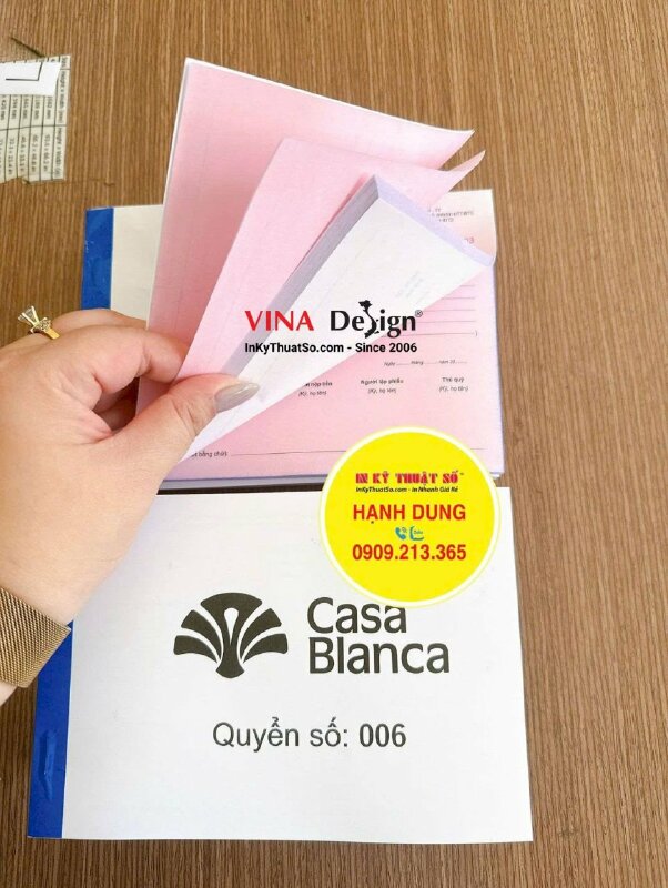 In quyển phiếu thu công ty đầu tư phát triển dịch vụ nghỉ dưỡng chăm sóc sức khỏe - INKTS3750