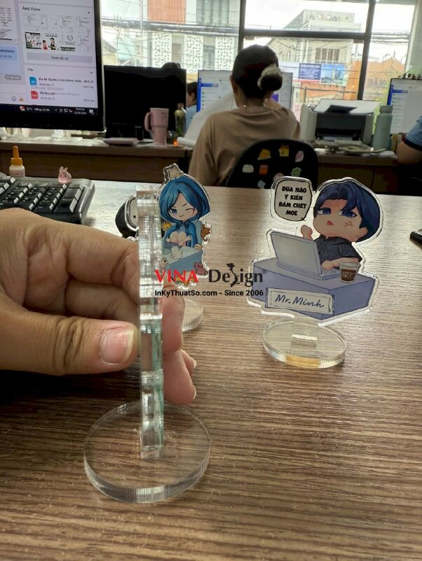 In standee chibi cá nhân hóa cho team làm việc, đồng nghiệp - INKTS3767