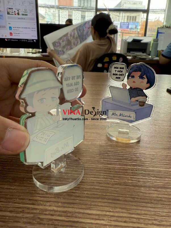 In standee chibi cá nhân hóa cho team làm việc, đồng nghiệp - INKTS3767