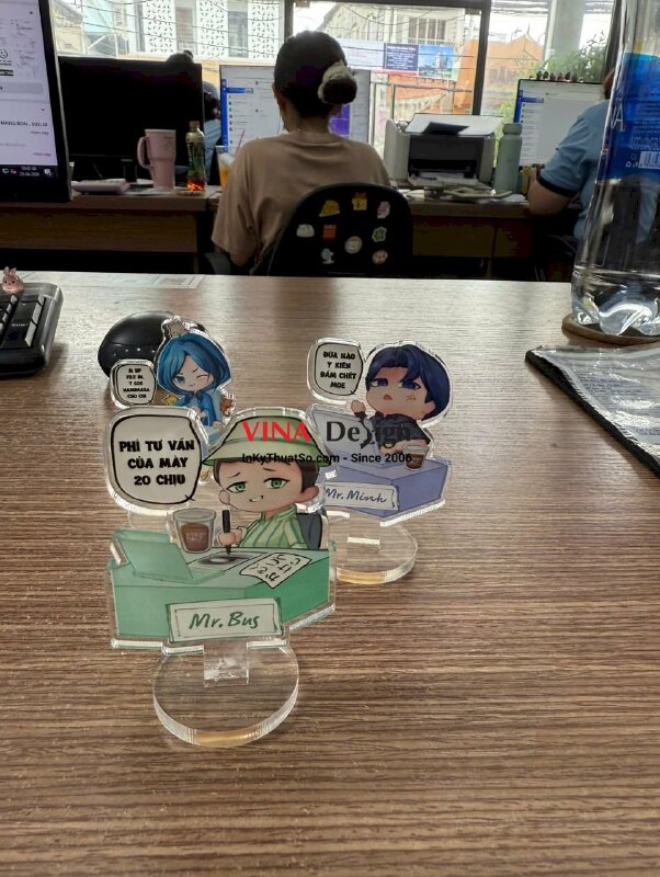 In standee chibi cá nhân hóa cho team làm việc, đồng nghiệp - INKTS3767