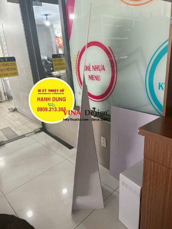 In standee mô hình Chú Tiểu cao 160cm sự kiện Khóa Tu hàng tháng tại Chùa - INKTS3739