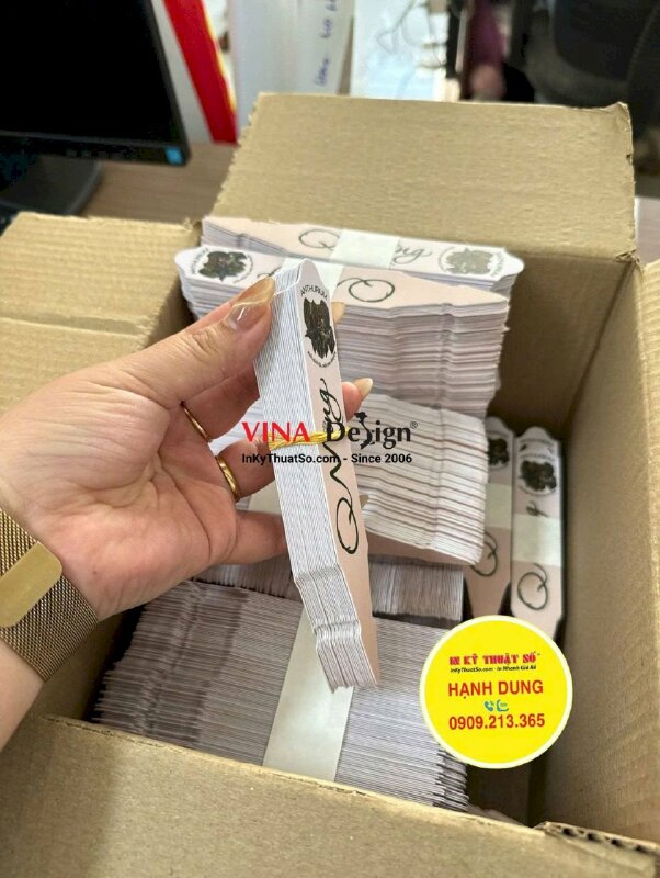 In tag ghi tên cây dạng cắm nametag nhựa PVC ghi chú, bền bỉ, chống nước, chống bạc màu - INKTS3734