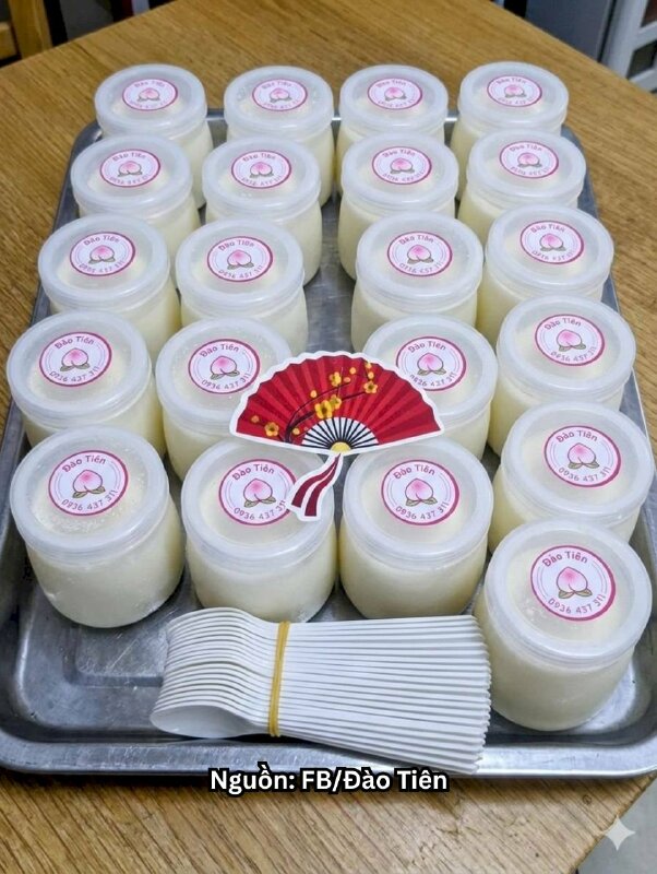 In tem dán hũ sữa chua, tem tròn đường kính 3cm in Decal sữa mực dầu cán bóng - INKTS3760