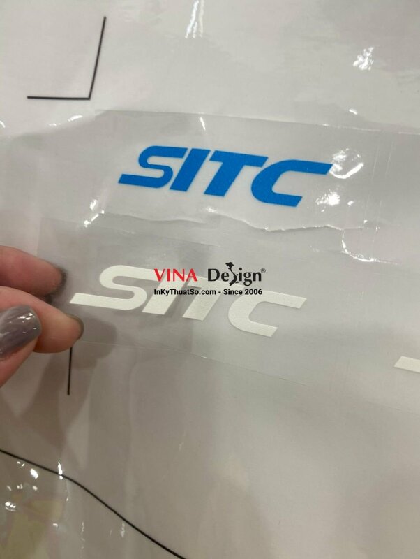 In tem Decal trong mực UV - INKTS91