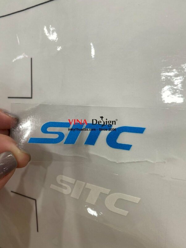 In tem Decal trong mực UV - INKTS91