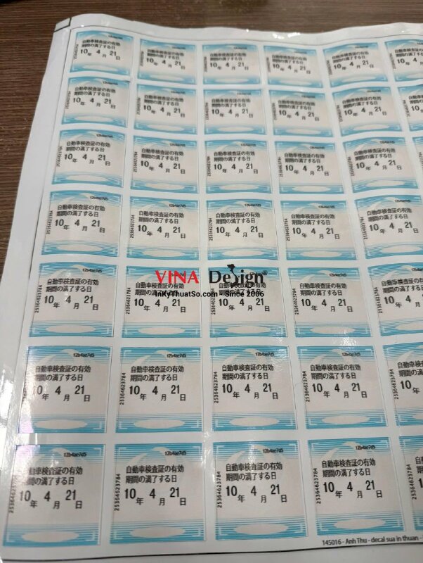 In tem nhãn 2 mặt dán bề mặt trong suốt như chai lọ thủy tinh, kính, mica trong - INKTS3762