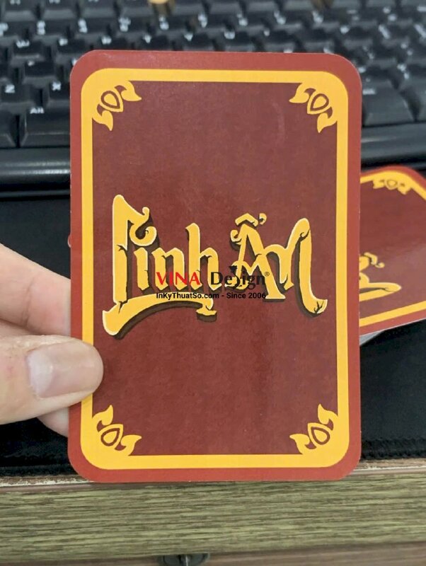 In thẻ bài Board game theo chủ đề, in nhanh giấy C300gsm, cán bóng, bo tròn góc - INKTS3731