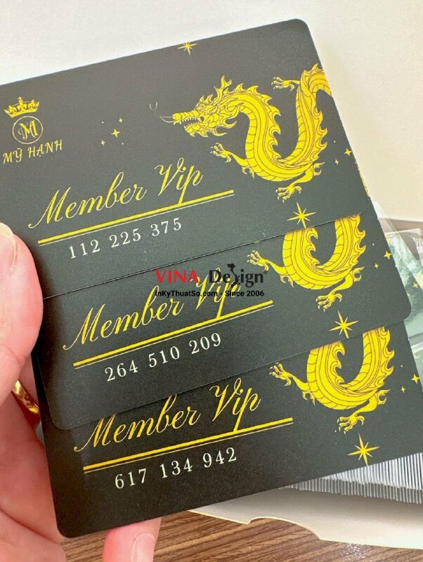 In thẻ Member VIP Massage, thẻ thành viên dịch vụ Massage - INKTS845