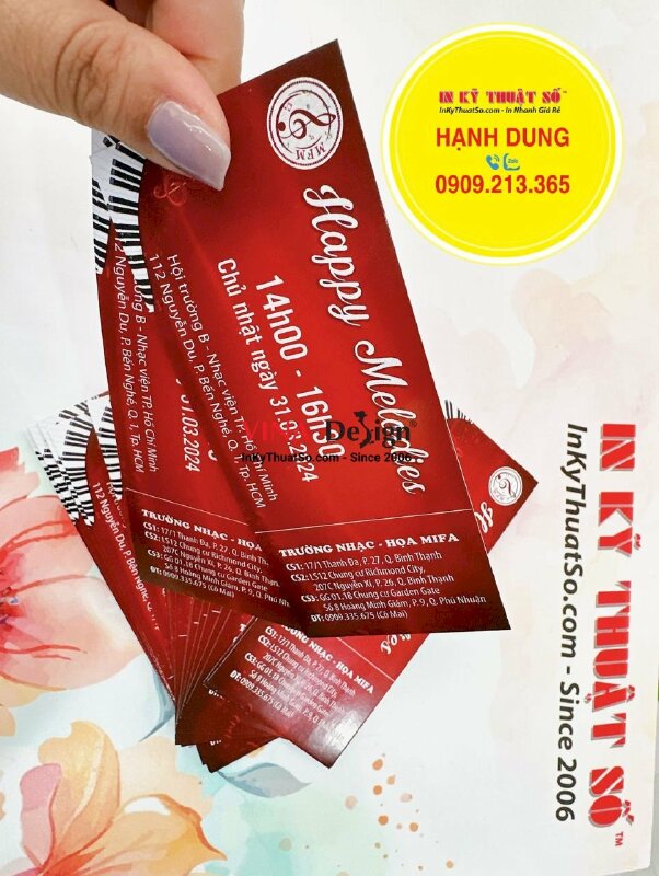 In vé sự kiện chương trình biểu diễn piano cho trường nhạc họa - INKTS1322