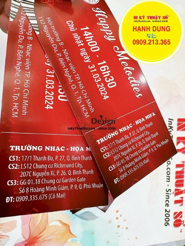 In vé sự kiện chương trình biểu diễn piano cho trường nhạc họa - INKTS1322